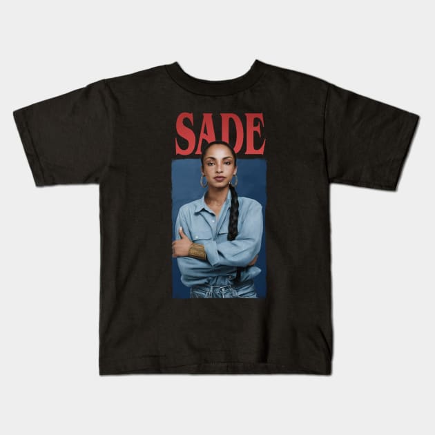 Sade Adu Kids T-Shirt by gwpxstore